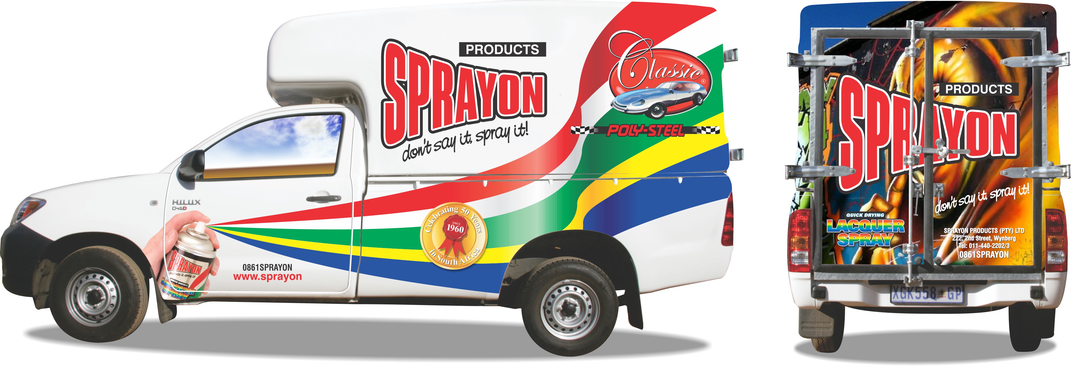 Sprayon Vehicle Signage Design